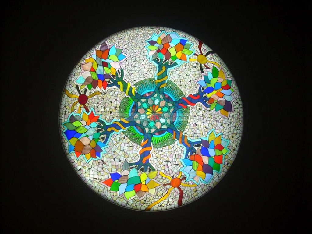 BAPS Body Arts pilates Studio, İstinye, İstanbul Cam Mozaik - Glass mozaic - 120cm
